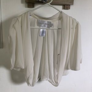 David’s Bridal Shrug Bolero Wrap Jacket NWT